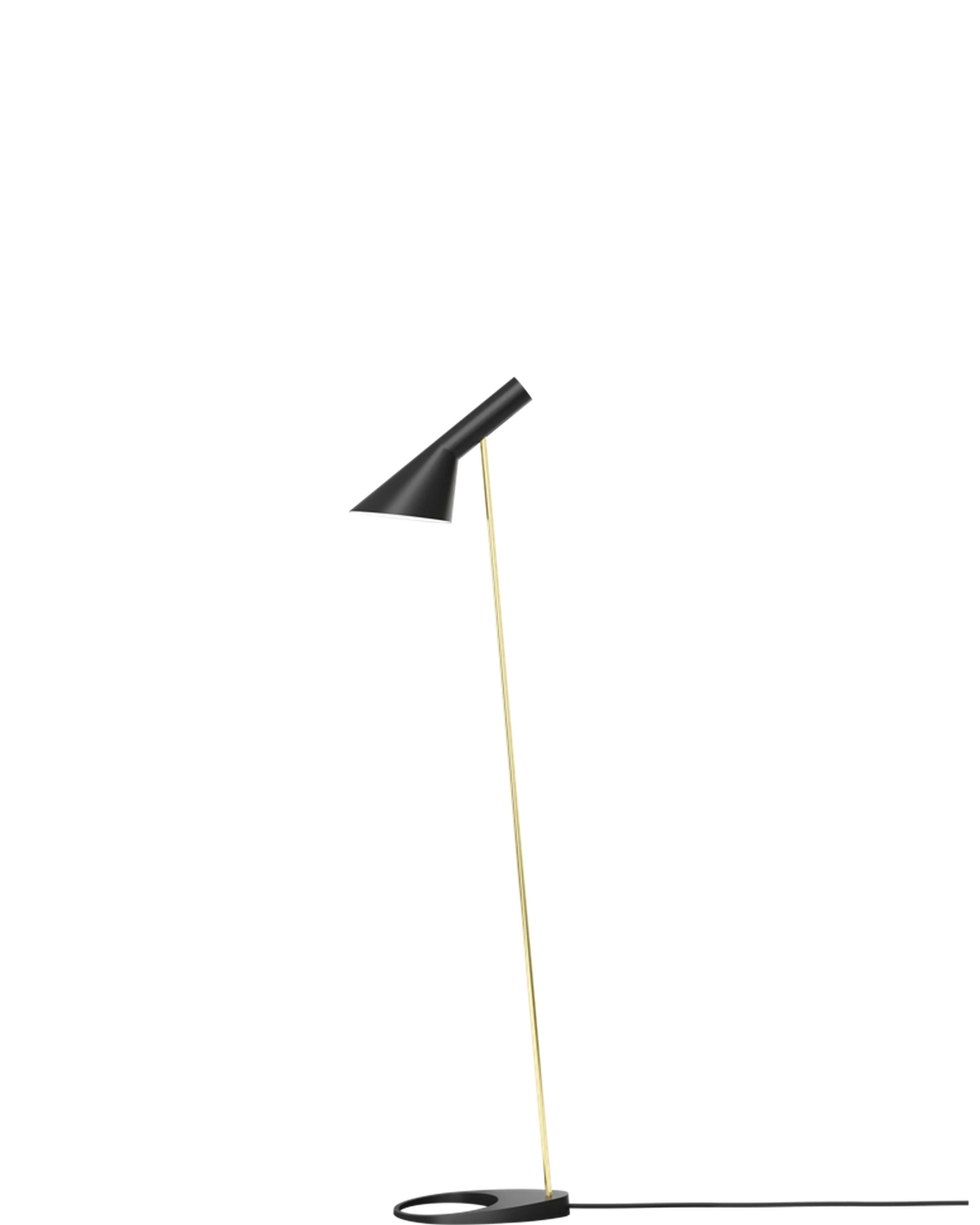 AJ Floor Brass Black