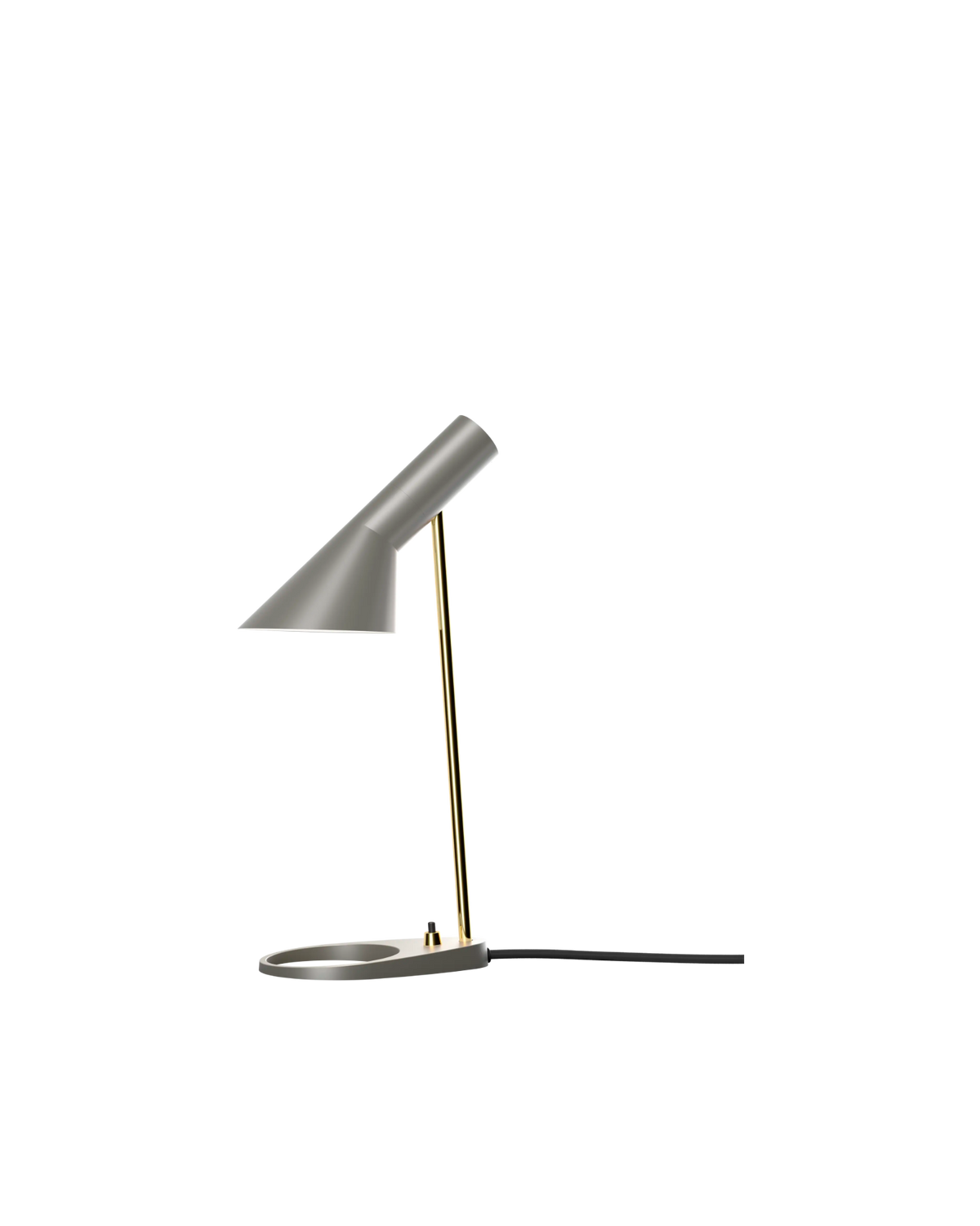AJ Mini Table Brass Warm Grey
