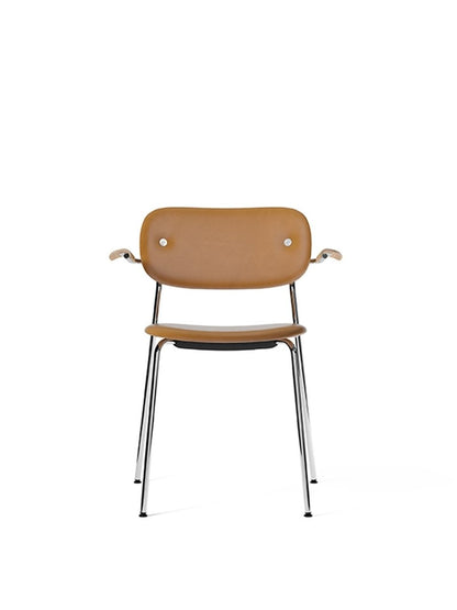 Fully / With Armrest / Natural Oak / Chromed Steel