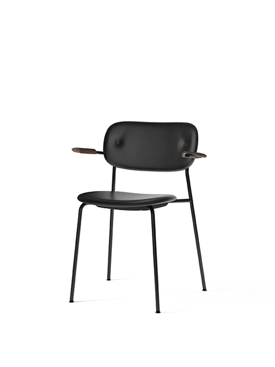 Fully / With Armrest / Dark Stained Oak / Black Steel