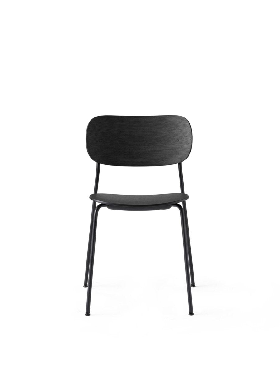 Co Non-Upholstered / Without Armrest / Black Oak / Black Steel