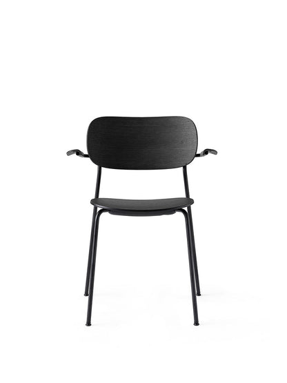 Co Non-Upholstered / With Armrest / Black Oak / Black Steel