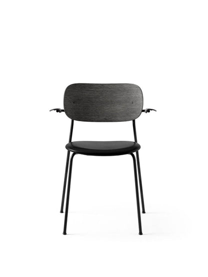 Seat / With Armrest / Black Oak / Black Steel / Leather