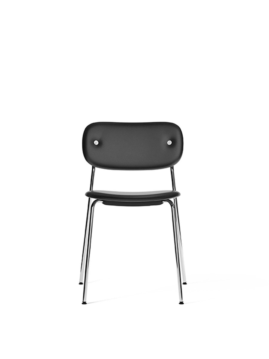 Fully / Without Armrest / Chromed Steel / Leather