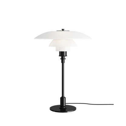 PH 3½-2½ Glass Table Black Metallised