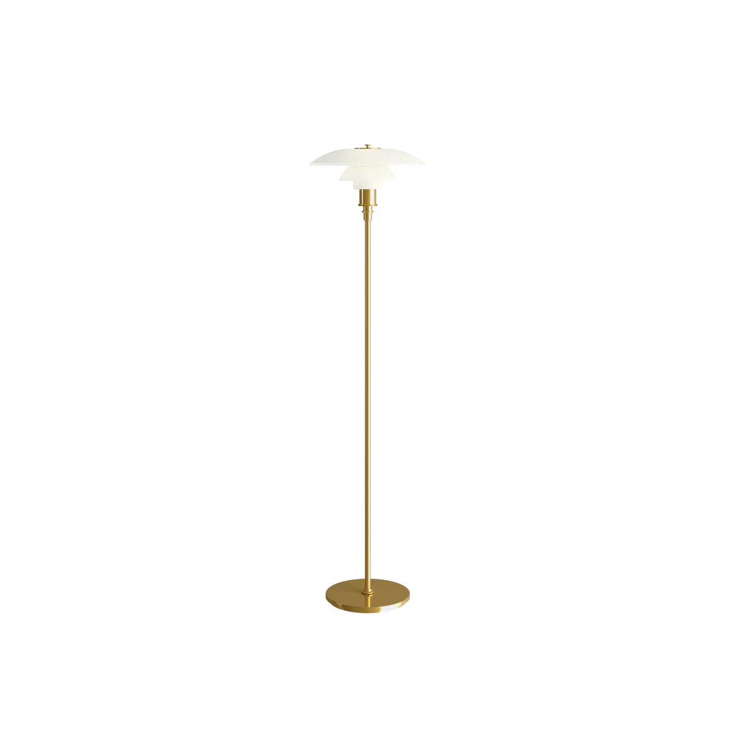 PH 3½-2½ Floor Brass Metallised