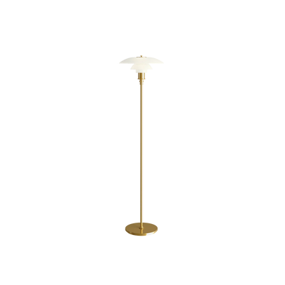 PH 3½-2½ Floor Brass Metallised