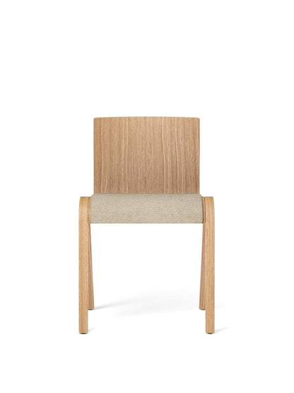 Ready Dining Chair - Seat Upholstered Textile Natural Oak