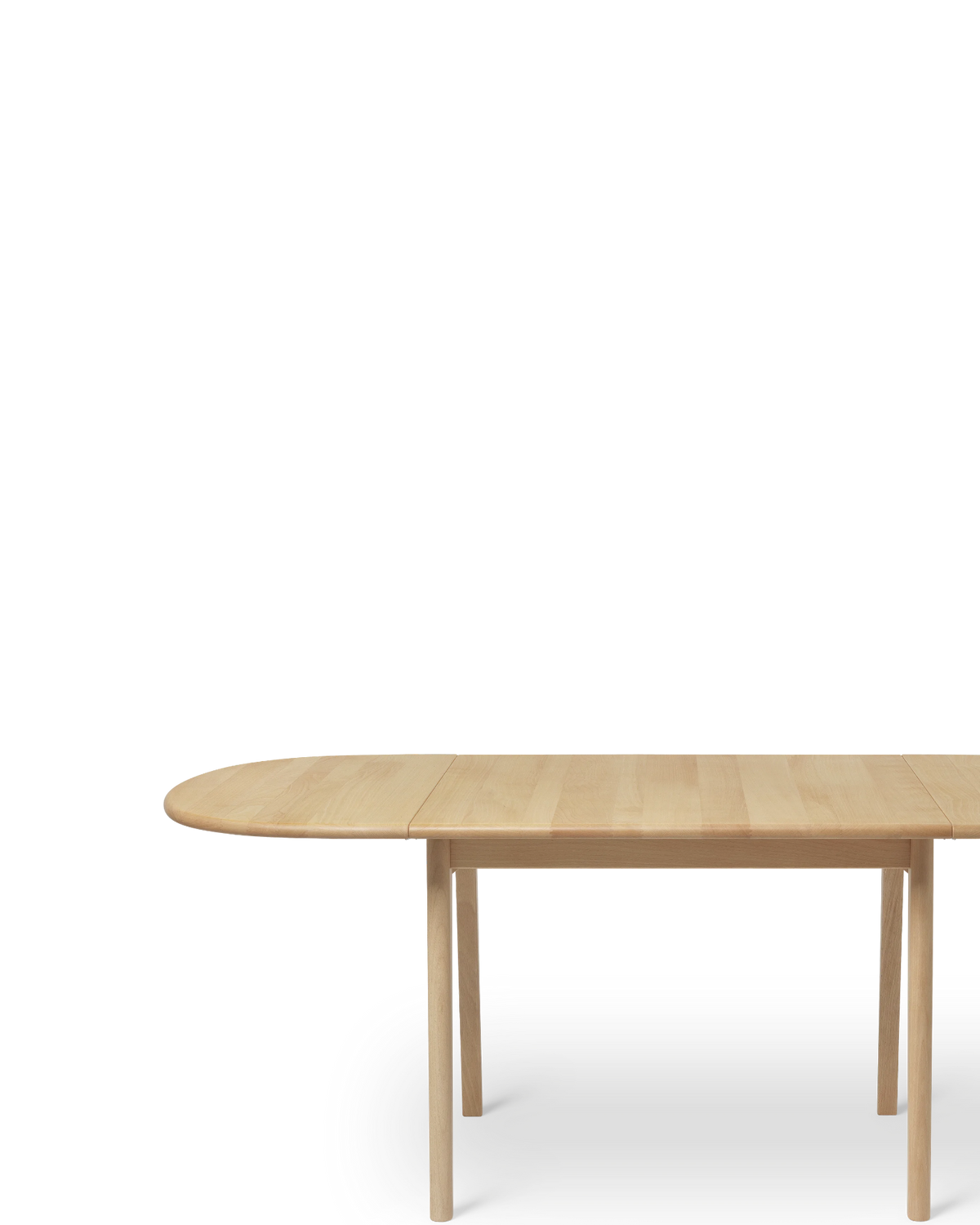 CH002 Dining Table - beech/oil, real-scale