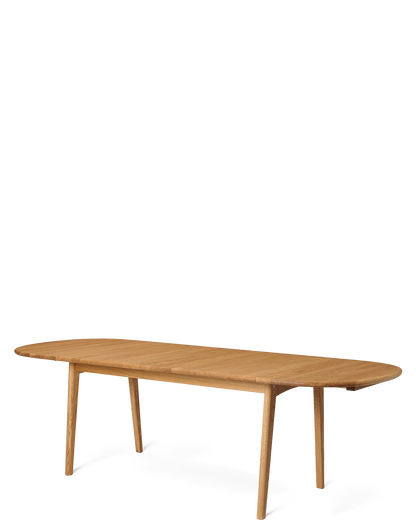 CH006 Dining Table - oak/oil, diagonal