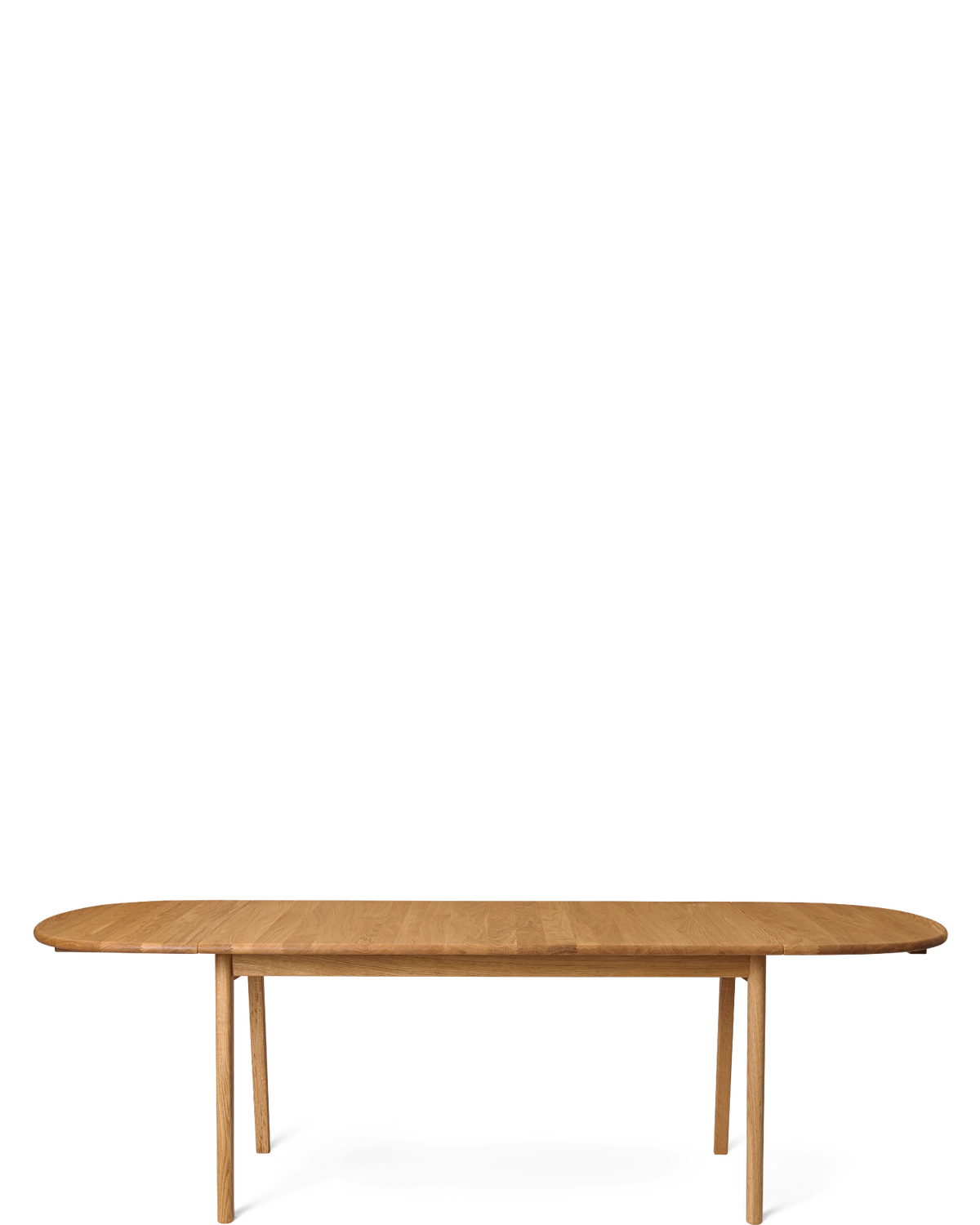 CH006 Dining Table - oak/oil, full view