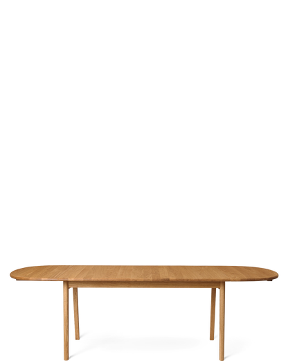 CH006 Dining Table - oak/oil, full view