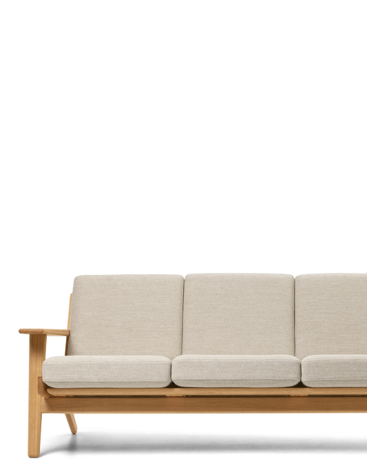 CH293 Sofa - oak/oil (Antoni fabric shown, representative image; right side cropped at real scale)