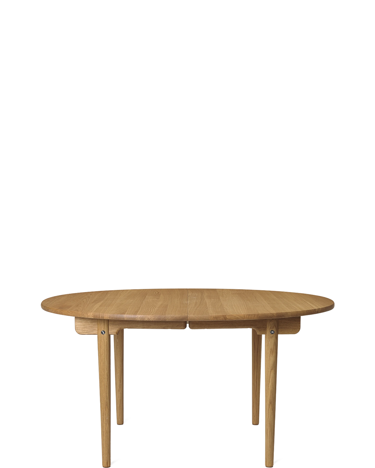 CH337 Dining Table - oak/oil, real-scale front