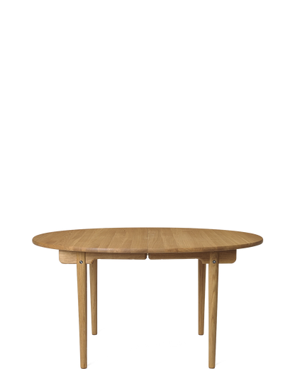CH337 Dining Table - oak/oil, real-scale front