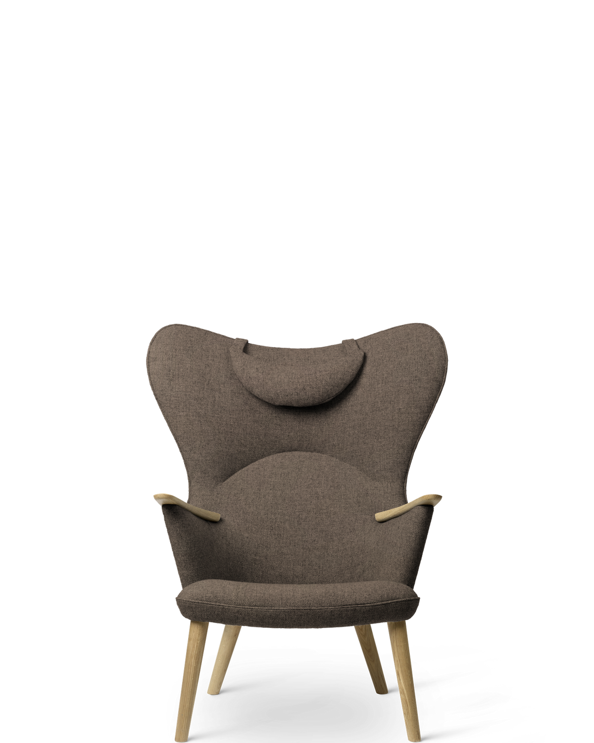CH78 Mama Bear Chair - oak/oil, Fiord fabric (representative image)