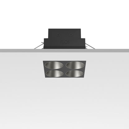 Light Shadow Square：4L No Trim Steel/Black