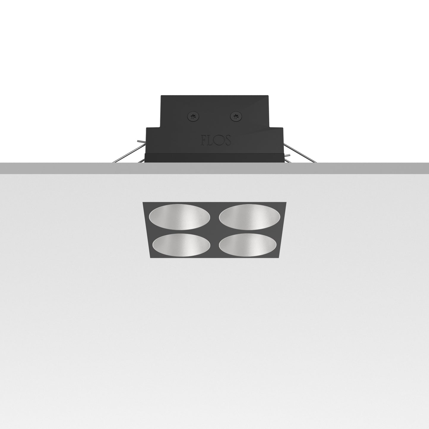 Light Shadow Square：4L No Trim White/Black
