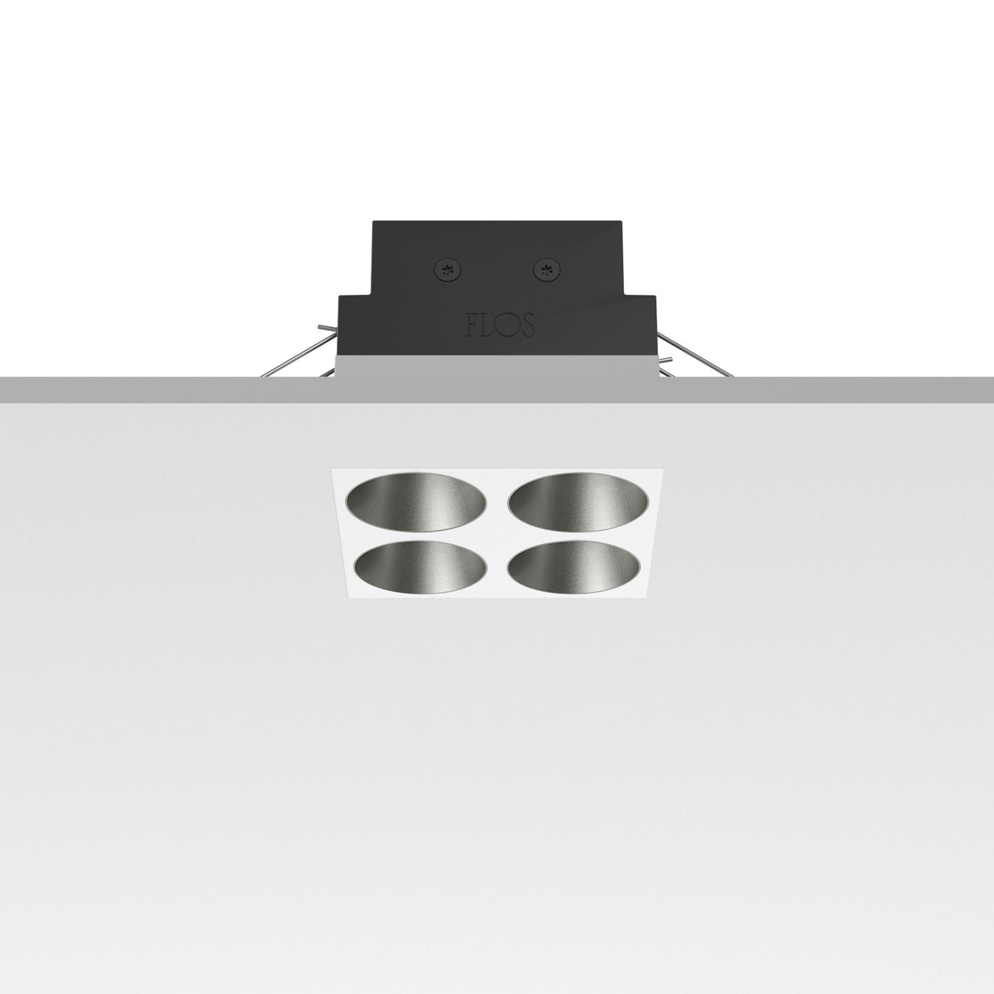 Light Shadow Square：4L No Trim Steel/White