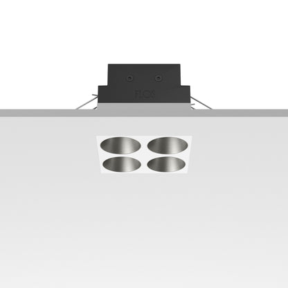 Light Shadow Square：4L No Trim Steel/White