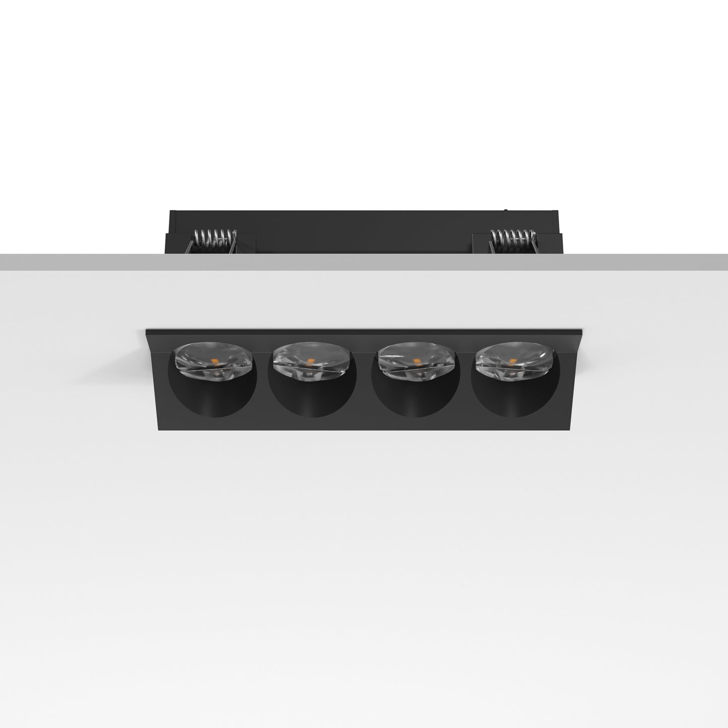 Light Shadow Wall Washer：4L Trim All Black