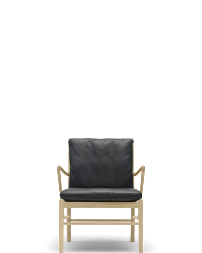 OW149 Colonial Chair - oak/oil, THOR 301 leather
