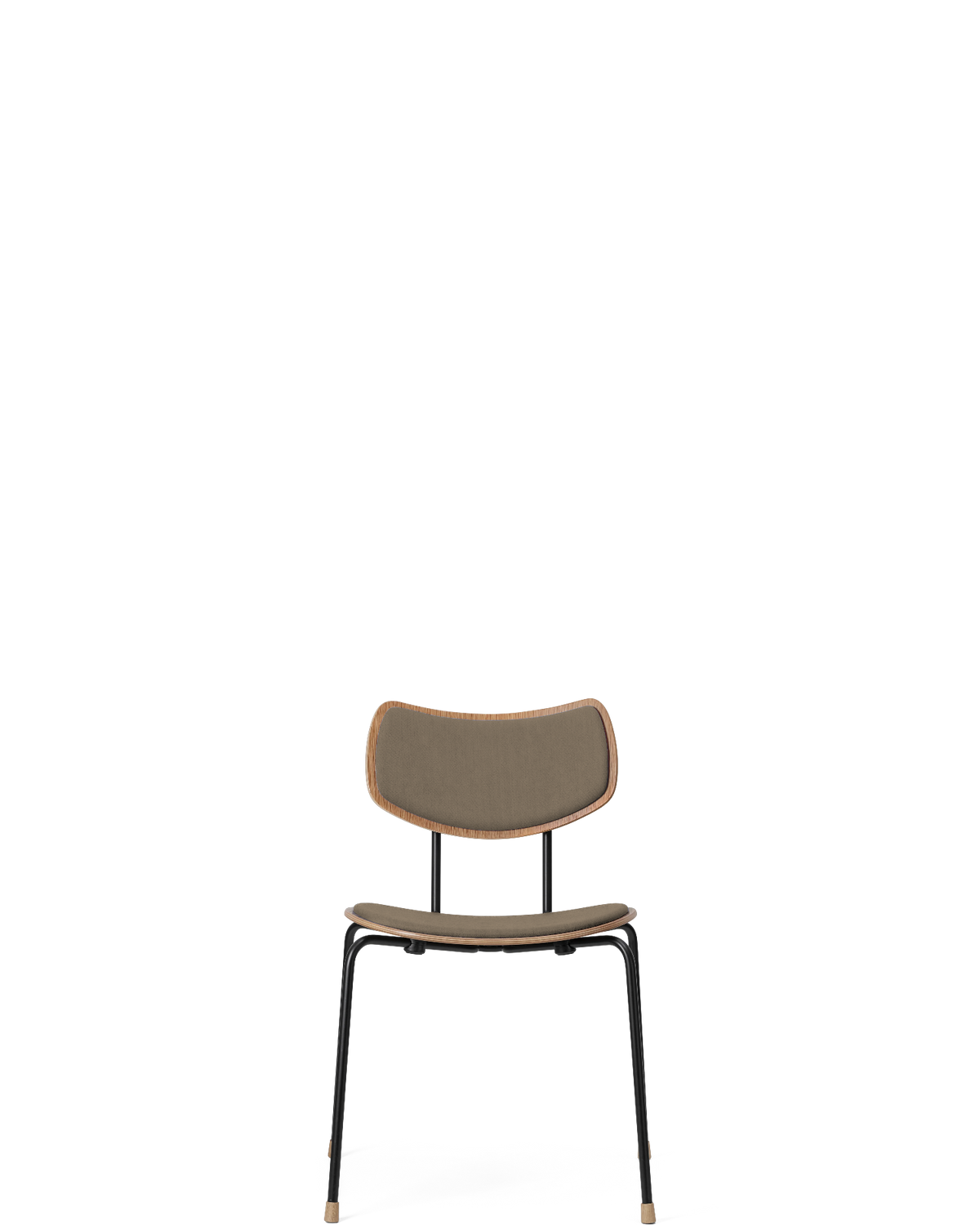 VLA26P Vega Chair - Oak Oil / Black legs / Loke 7140 - real-scale / floor baseline y1874 / 1.00px=1mm