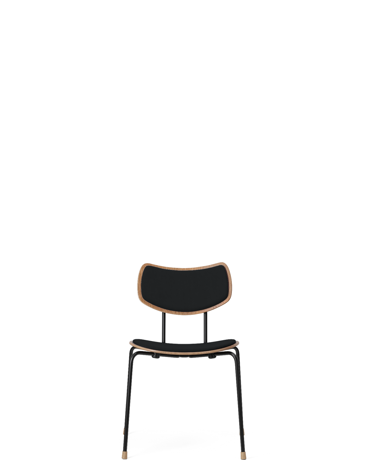 VLA26P Vega Chair - Oak Oil / Black legs / Loke 7150 - real-scale / floor baseline y1874 / 1.00px=1mm