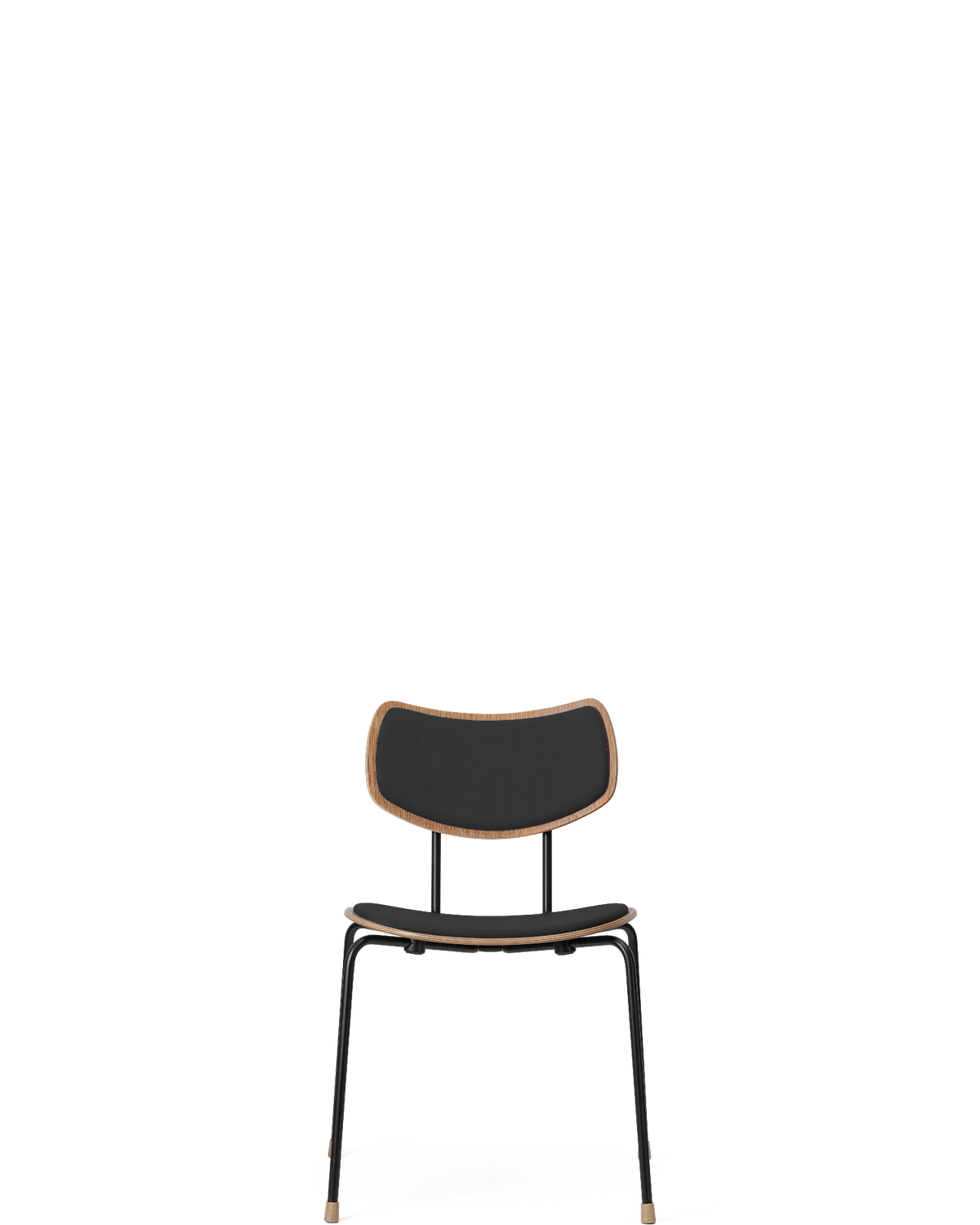 VLA26P Vega Chair - Oak Oil / Black legs / THOR 301 - real-scale / floor baseline y1874 / 1.00px=1mm