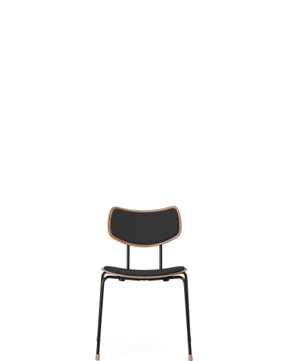 VLA26P Vega Chair - Oak Oil / Black legs / THOR 301 - real-scale / floor baseline y1874 / 1.00px=1mm