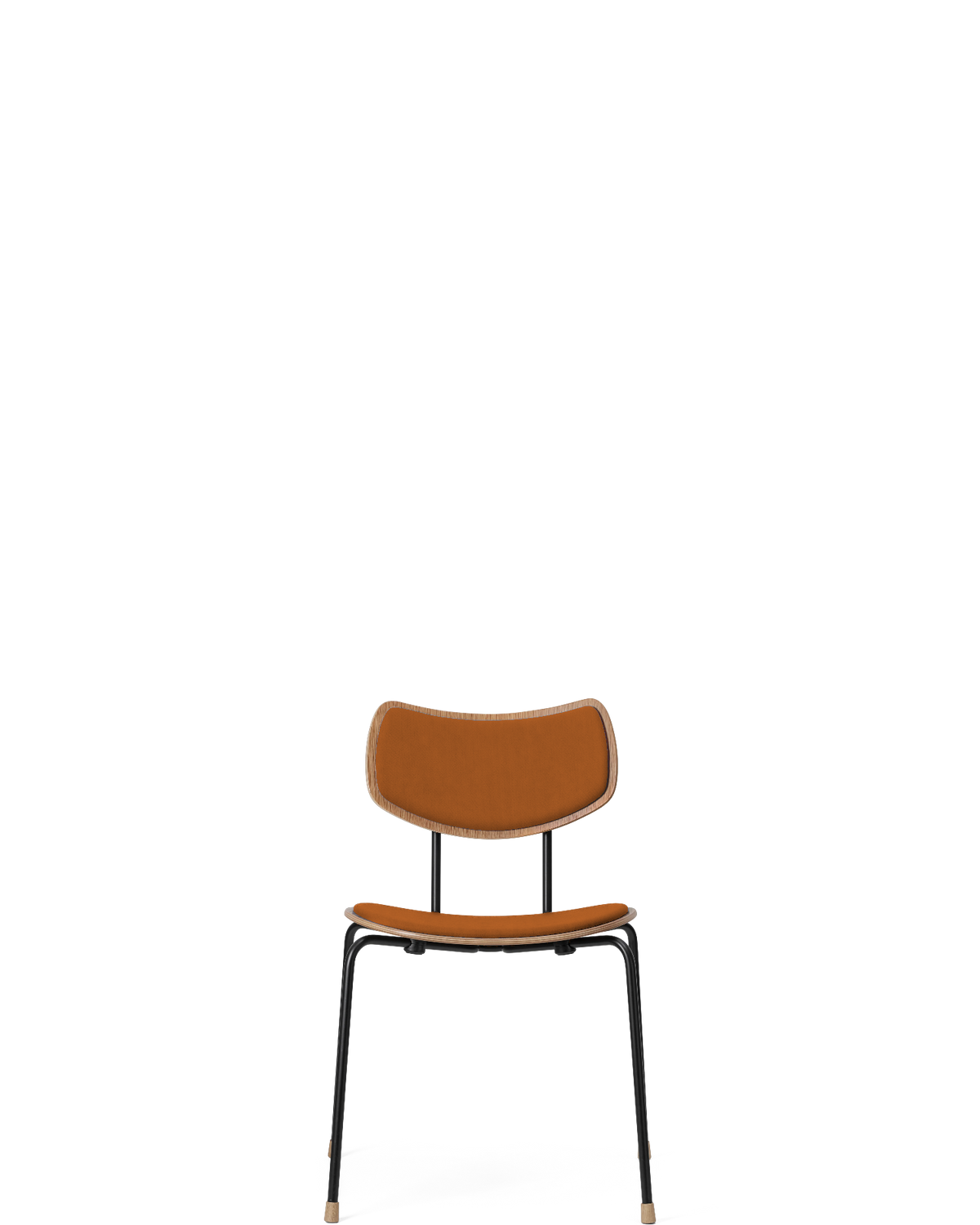 VLA26P Vega Chair - Oak Oil / Black legs / THOR 307 - real-scale / floor baseline y1874 / 1.00px=1mm