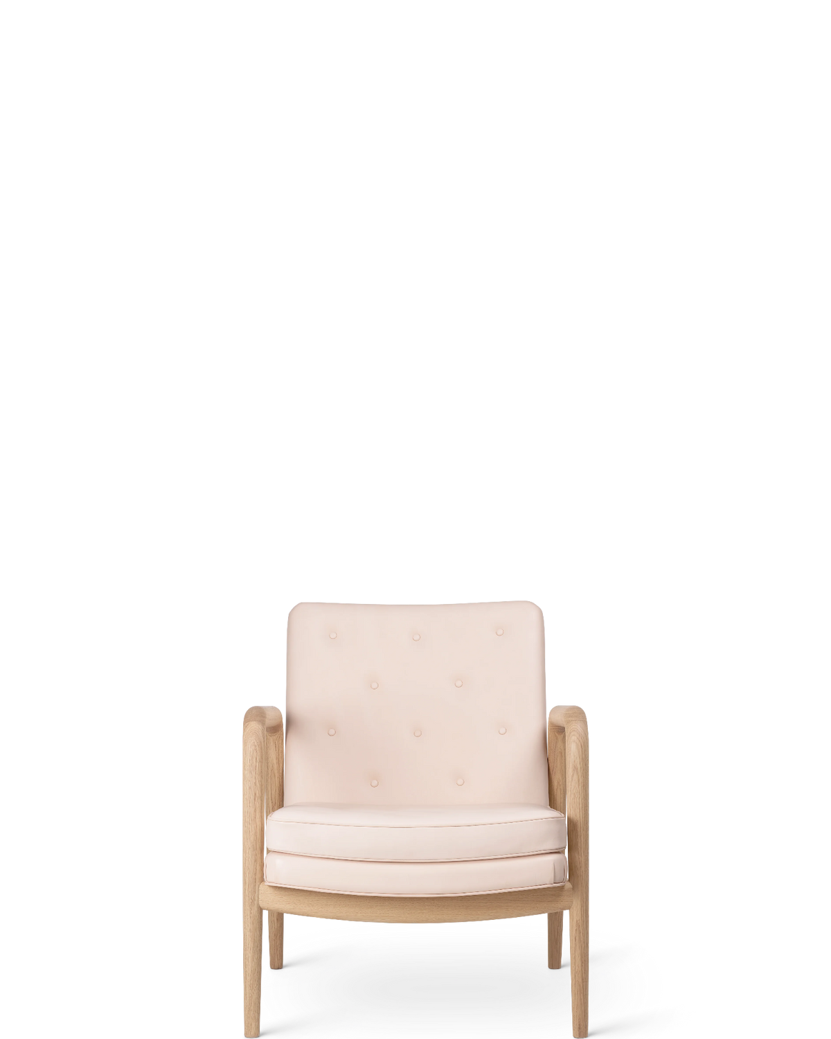 VLA76 Foyer Chair - oak/oil, Sif 90 leather