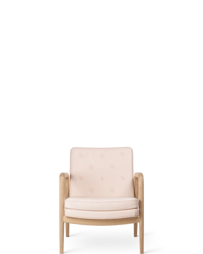 VLA76 Foyer Chair - oak/oil, Sif 90 leather
