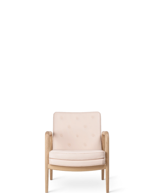 VLA76 Foyer Chair - oak/oil, Sif 90 leather