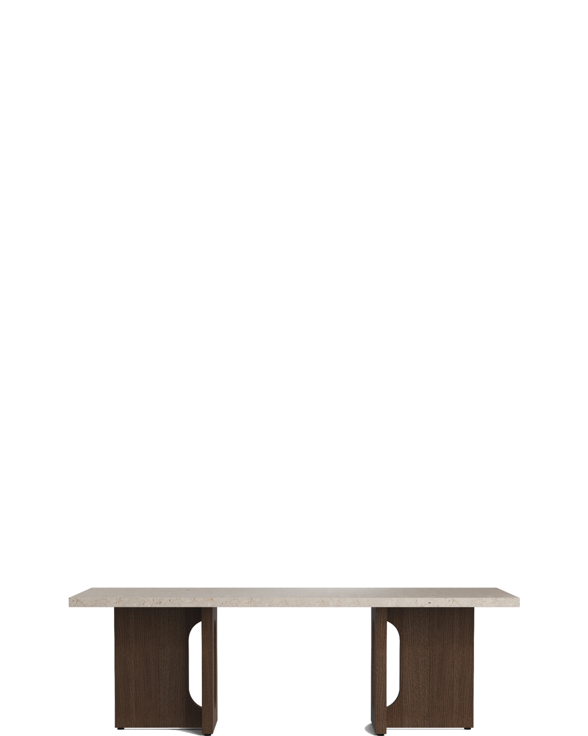 Androgyne Lounge Table - Kunis Breccia / Walnut