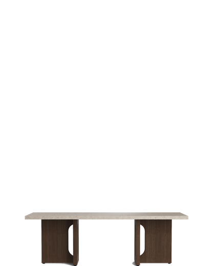 Androgyne Lounge Table - Kunis Breccia / Walnut