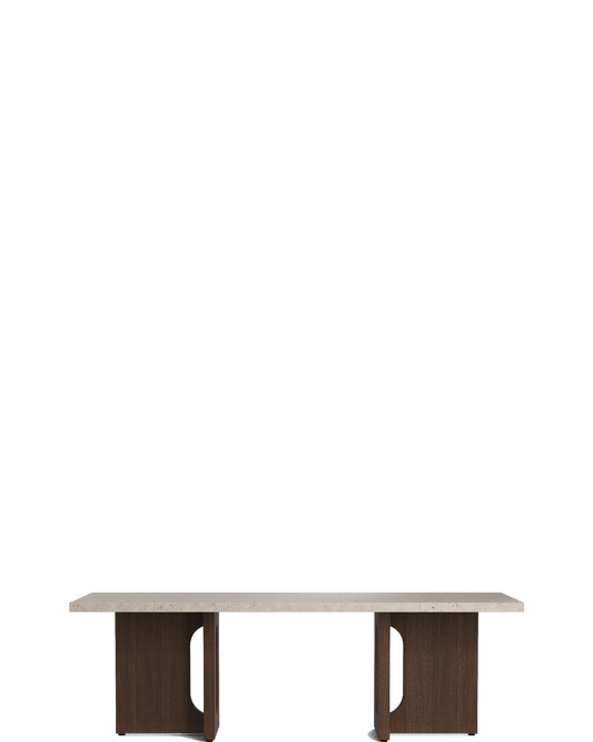 Androgyne Lounge Table - Kunis Breccia / Walnut