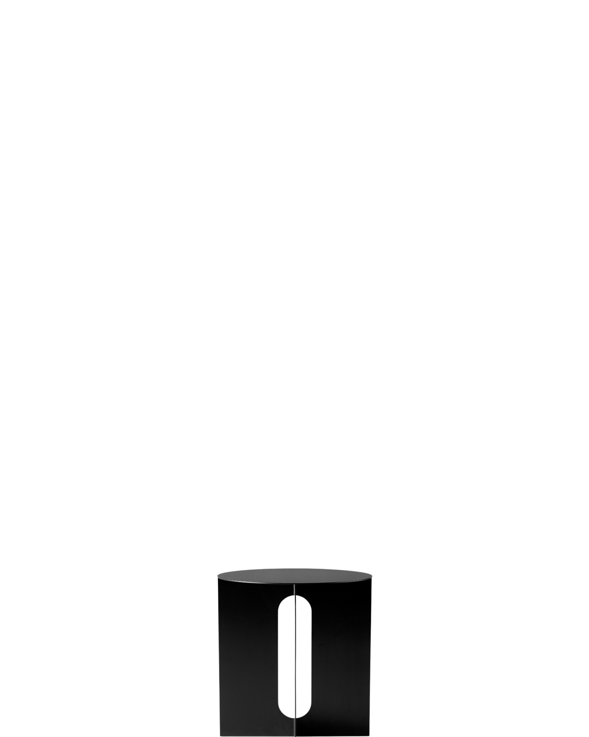 Androgyne Side Table Steel Base - Black / Base Only - real-scale / floor baseline y1874 / 1.00px=1mm