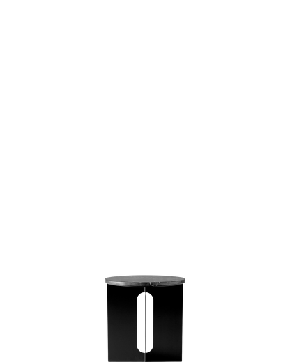 Androgyne Side Table Steel Base - Black / Nero Marquina - real-scale / floor baseline y1874 / 1.00px=1mm