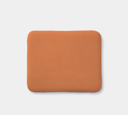Canvas Chair Seat Pad / Leather Omni 307 (Cognac)