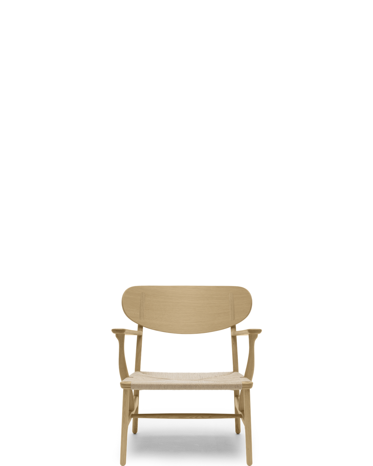 CH22 Lounge Chair Oak Oil (Carl Hansen) 実寸 正面