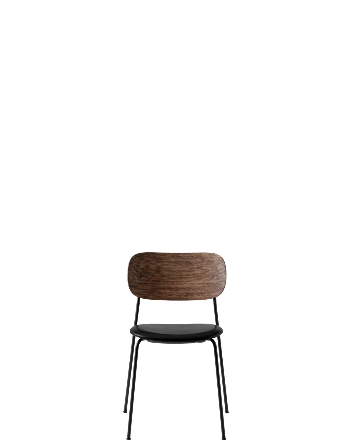 CO Dining Chair - Japan Collection / Dark Stained Oak / Sierra 1001 (Black) / Black - real-scale / floor baseline y1874 / 1.00px=1mm