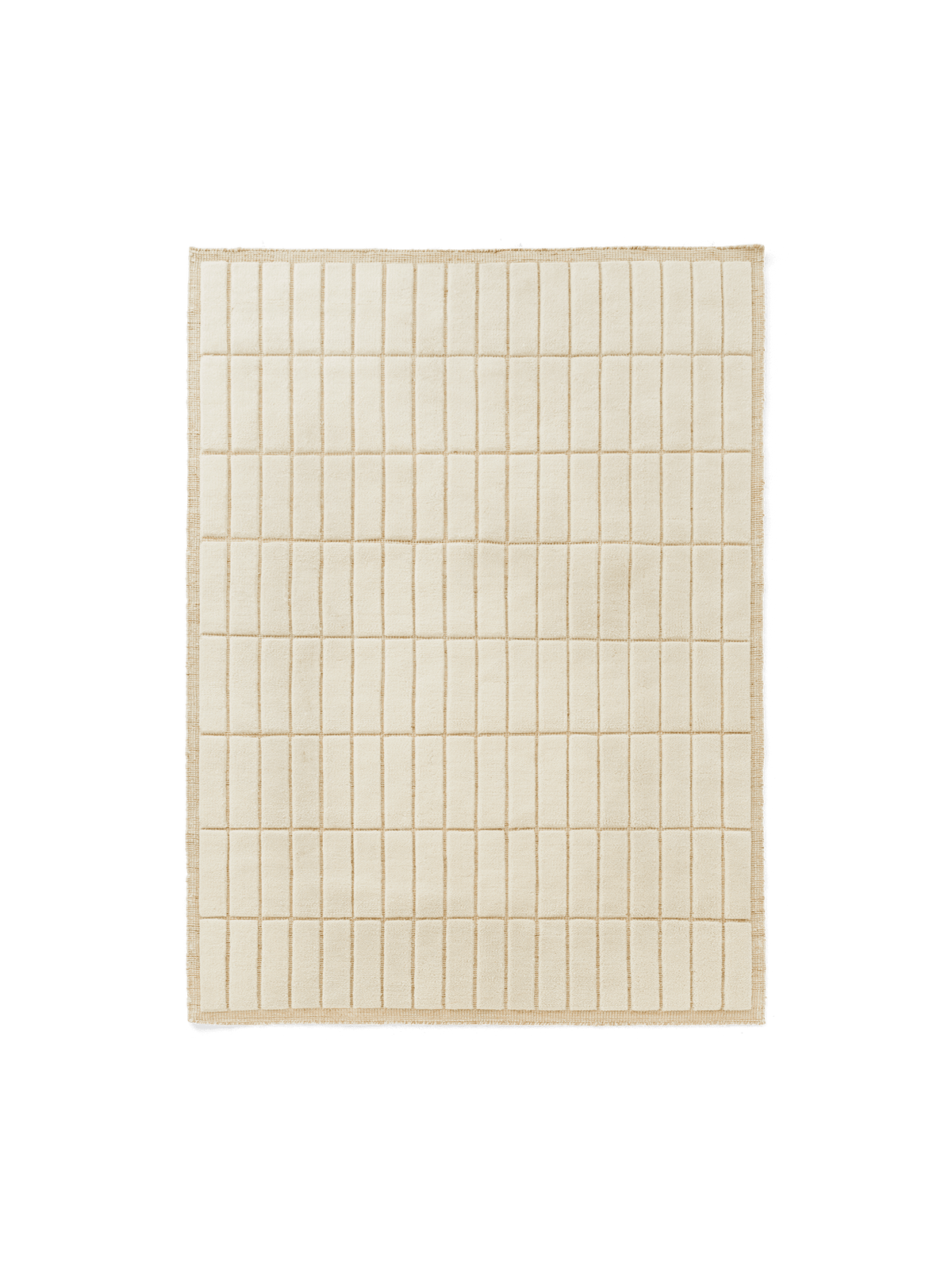 Tile Rug 170 cm x 240 cm Ivory tiles | Audo Copenhagen