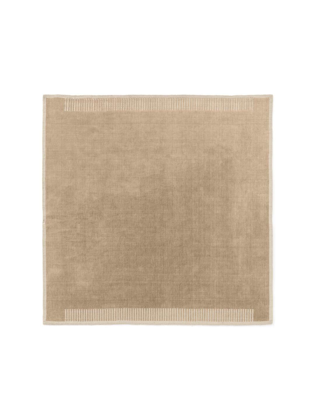 Duomo Rug 270 cm x 270 cm Limestone Beige | Audo Copenhagen