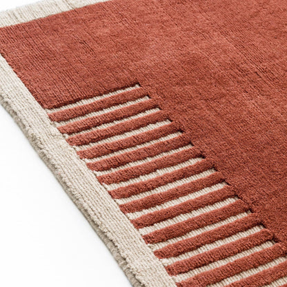 Duomo Rug Terracotta Red Detail | Audo Copenhagen