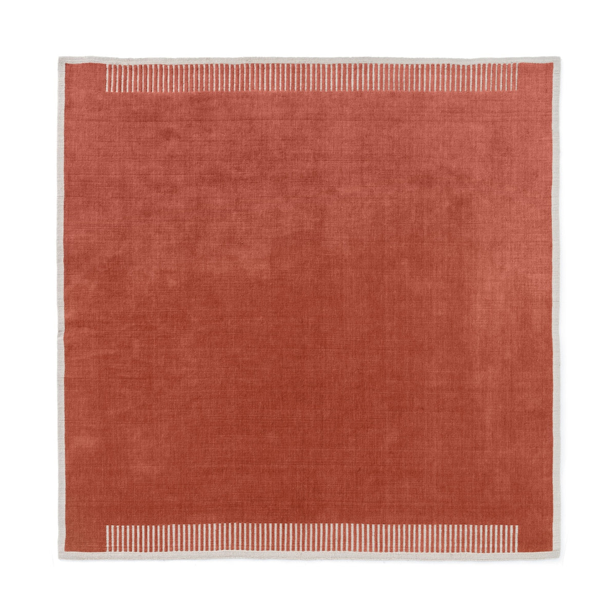 Duomo Rug 270 cm x 270 cm Terracotta Red | Audo Copenhagen