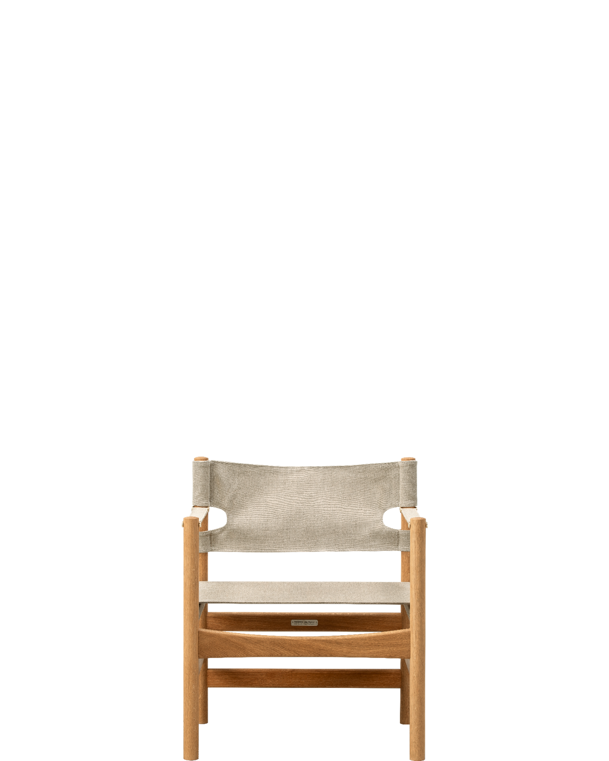 Canvas 21 Chair / Oak / Oil / Natural canvas - real-scale / floor baseline y1874 / 1.00px=1mm