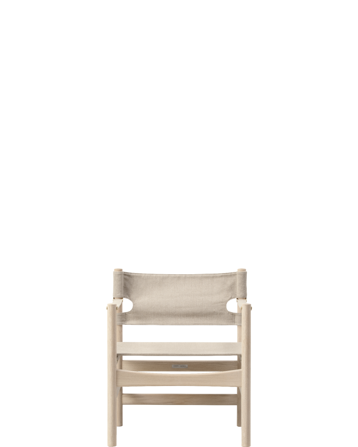 Canvas 21 Chair / Oak / Soap / Natural canvas - real-scale / floor baseline y1874 / 1.00px=1mm