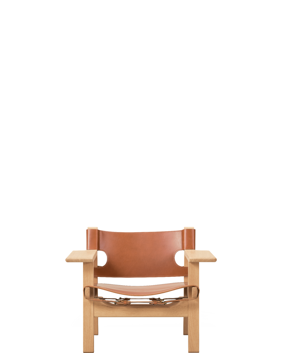 The Spanish Chair / Oak / Oil / Cognac - real-scale / floor baseline y1874 / 1.00px=1mm
