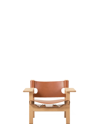 The Spanish Chair / Oak / Oil / Cognac - real-scale / floor baseline y1874 / 1.00px=1mm